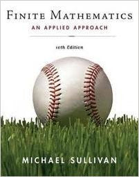 finite Mathmatics an applied approach 10th edition