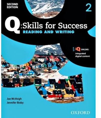 Q: skills for success Reading and Writting ,2 , second edition
